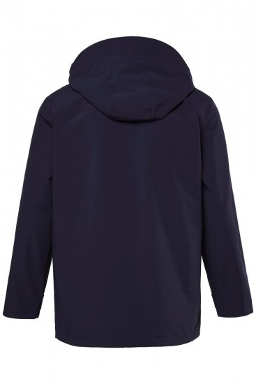 Men+ 215 Giacca antipioggia con cappuccio Blu scuro - Giubbotti - Giubbotti Uomo Taglie Forti