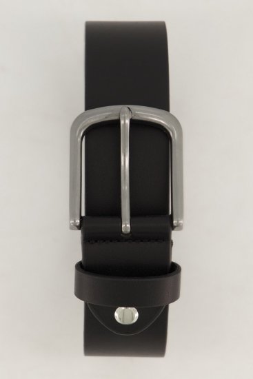 JP1880 839374 Cintura effetto pelle con fibbia in metallo Nero - Accessori - Accessori per uomo