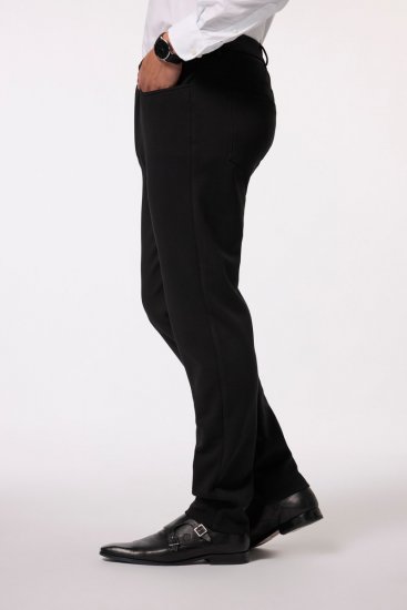 JP1880 New York Flexnamic Pantaloni in jersey con cinque tasche Nero - Abiti - Abiti da Uomo Taglie Forti