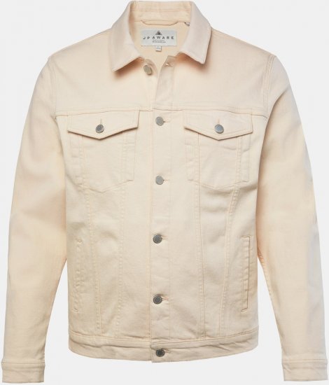 JP1880 839551 Giacca di jeans in cotone biologico Beige chiaro - Giubbotti - Giubbotti Uomo Taglie Forti