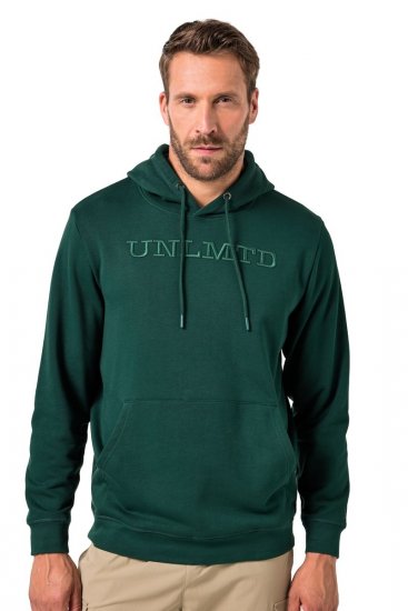 JAY-PI Hoodie UNLMTD Green - Felpe & felpe con cappuccio - Felpe & Felpe con Cappuccio Uomo Taglie Forti