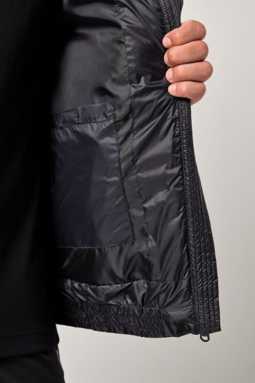 Jay-Pi Jacket Lightly Quilted Warm Black - Giubbotti - Giubbotti Uomo Taglie Forti
