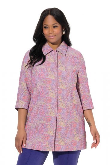 Ulla Popken 839708 Giacca Lilla - Giacche - Giacche taglie forti da donna