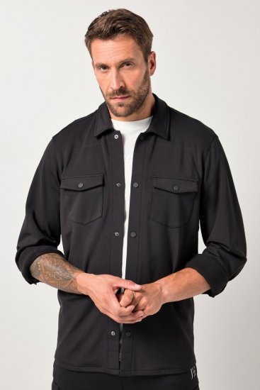 JAY-PI FLEXNAMIC® Sweat-Overshirt Black - Giubbotti - Giubbotti Uomo Taglie Forti