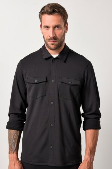 JAY-PI FLEXNAMIC® Sweat-Overshirt Black - Giubbotti - Giubbotti Uomo Taglie Forti