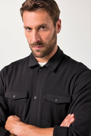 JAY-PI FLEXNAMIC® Sweat-Overshirt Black - Giubbotti - Giubbotti Uomo Taglie Forti