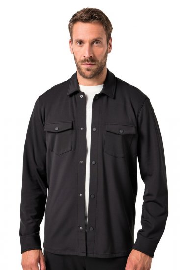 JAY-PI FLEXNAMIC® Sweat-Overshirt Black - Giubbotti - Giubbotti Uomo Taglie Forti