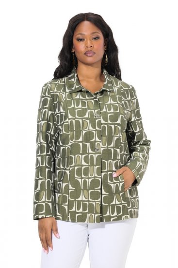 Ulla Popken 839781 Giacca Grigio - Giacche - Giacche taglie forti da donna
