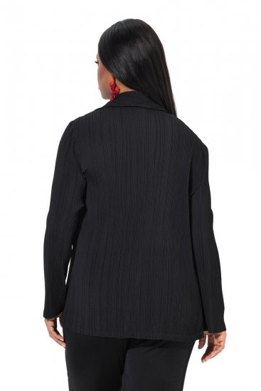Ulla Popken 839843 Blazer plissettato Nero - Blazer - Blazer Taglie Forti da Donna