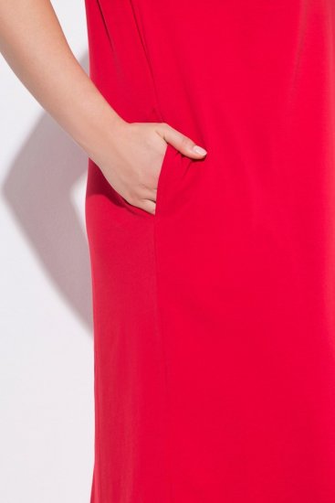 Ulla Popken 839896 Abito in jersey con strass Rosa - Abiti da sera - Abiti da sera taglie forti