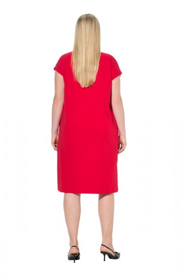 Ulla Popken 839896 Abito in jersey con strass Rosa - Abiti da sera - Abiti da sera taglie forti