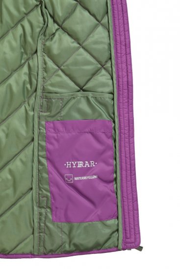 Ulla Popken 840047 Gilet trapuntato idrorepellente Lilla - Gilet - 