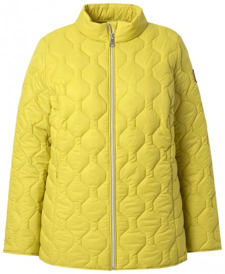 Ulla Popken 840050 Giacca trapuntata Azzurro - Giacche - Giacche taglie forti da donna