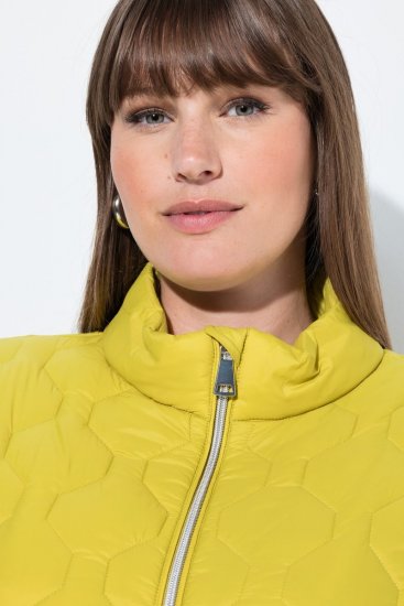 Ulla Popken 840050 Giacca trapuntata Azzurro - Giacche - Giacche taglie forti da donna