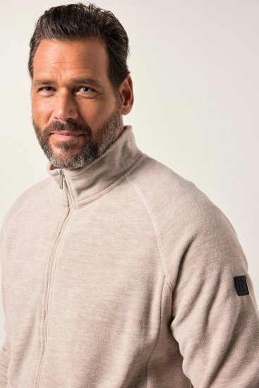 JP1880 Fleece Jacket Stand-up Collar Dusty Pink - Abbigliamento sportivo & Outdoor - Abbigliamento Sportivo Uomo Taglie Forti