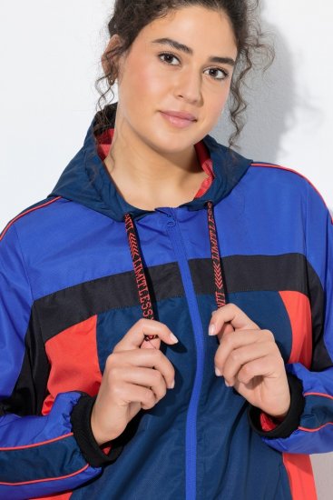 Ulla Popken 840094 Giacca tecnica Blu scuro - Giacche - Giacche taglie forti da donna