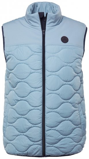Boston Park 099 Gilet trapuntato con piuma sintetica Azzurro - Giubbotti - Giubbotti Uomo Taglie Forti