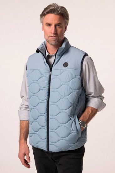 Boston Park 099 Gilet trapuntato con piuma sintetica Azzurro - Giubbotti - Giubbotti Uomo Taglie Forti