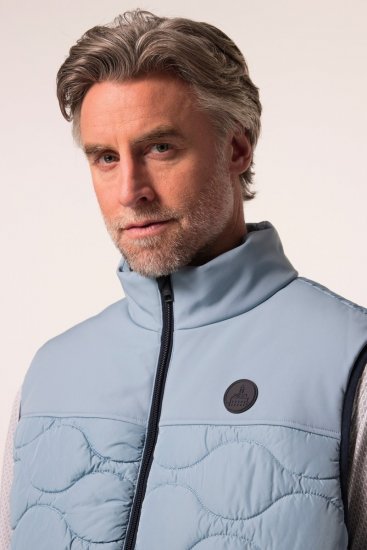 Boston Park 099 Gilet trapuntato con piuma sintetica Azzurro - Giubbotti - Giubbotti Uomo Taglie Forti