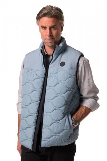 Boston Park 099 Gilet trapuntato con piuma sintetica Azzurro - Giubbotti - Giubbotti Uomo Taglie Forti