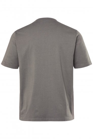 JP1880 Beer King Design Vintage Looking T-Shirt Gray - Magliette - Magliette Uomo Taglie Forti