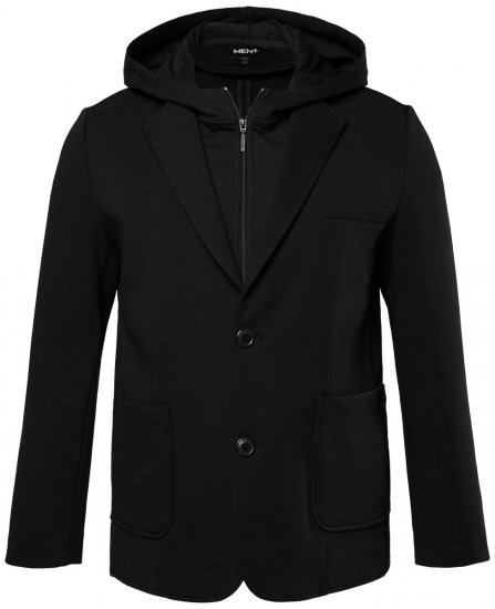 Men+ 205 Bilbao Flexlastic Blazer in jersey Nero - Abiti - Abiti da Uomo Taglie Forti