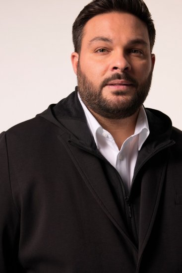 Men+ 205 Bilbao Flexlastic Blazer in jersey Nero - Abiti - Abiti da Uomo Taglie Forti