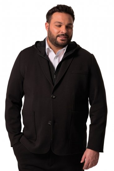 Men+ 205 Bilbao Flexlastic Blazer in jersey Nero - Abiti - Abiti da Uomo Taglie Forti