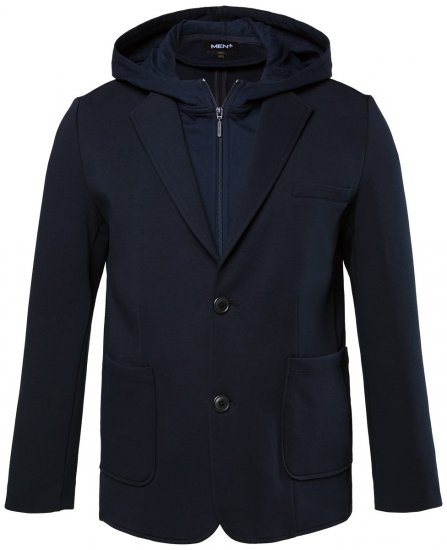 Men+ 205 Bilbao Flexlastic Blazer in jersey Blu scuro - Abiti - Abiti da Uomo Taglie Forti