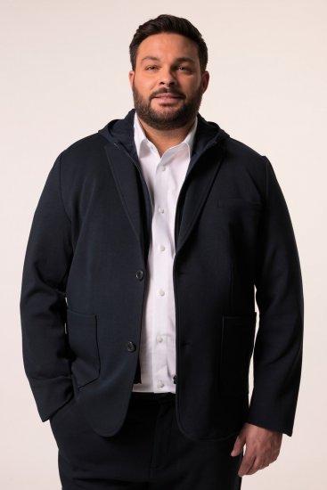 Men+ 205 Bilbao Flexlastic Blazer in jersey Blu scuro - Abiti - Abiti da Uomo Taglie Forti
