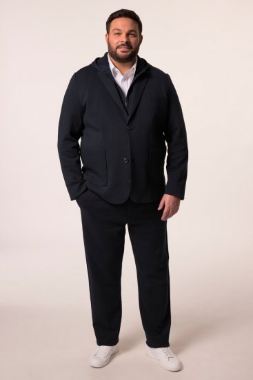 Men+ 205 Bilbao Flexlastic Blazer in jersey Blu scuro - Abiti - Abiti da Uomo Taglie Forti