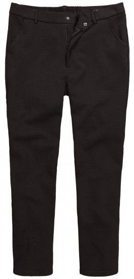 Men+ 207 Bilbao Flexlastic Pantaloni chino in jersey Nero - Abiti - Abiti da Uomo Taglie Forti
