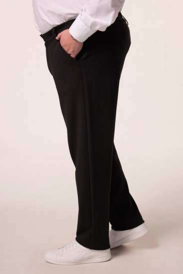 Men+ 207 Bilbao Flexlastic Pantaloni chino in jersey Nero - Abiti - Abiti da Uomo Taglie Forti
