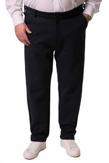 Men+ 207 Bilbao Flexlastic Pantaloni chino in jersey Blu scuro - Abiti - Abiti da Uomo Taglie Forti
