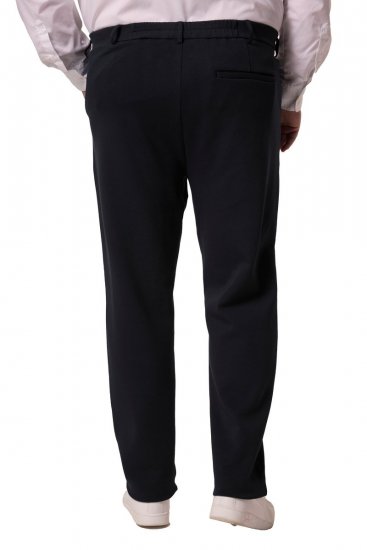 Men+ 207 Bilbao Flexlastic Pantaloni chino in jersey Blu scuro - Abiti - Abiti da Uomo Taglie Forti