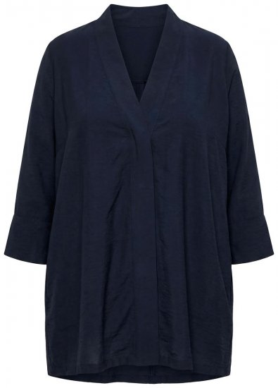 Ulla Popken 840210 Cardigan Blu scuro - Cardigan - Cardigan da donna taglie forti