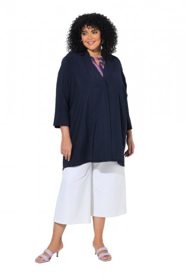 Ulla Popken 840210 Cardigan Blu scuro - Cardigan - Cardigan da donna taglie forti