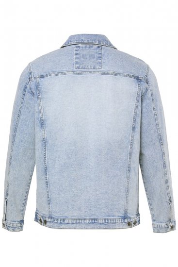 Men+ 394 Giacca di jeans con taschini Azzurro - Giubbotti - Giubbotti Uomo Taglie Forti