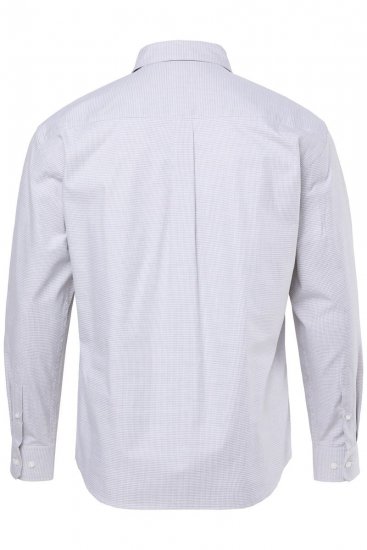 JP1880 Business Shirt Long Sleeve Two-Tone Grey - Camicie - Camicie Taglie Forti Uomo