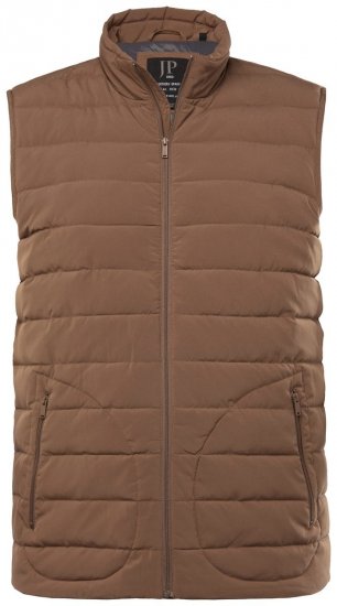 JP1880 840619 Gilet leggermente imbottito Marrone grigio - Giubbotti - Giubbotti Uomo Taglie Forti