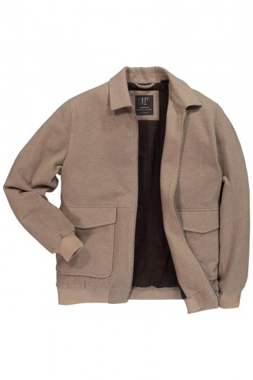 JP1880 Blouson Jacket Lightweight and Warm Brown - Giubbotti - Giubbotti Uomo Taglie Forti