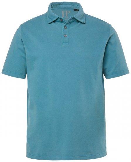 JP1880 Polo Shirt Short Sleeve Pique VIntage Teal - Polo - Polo Uomo Taglie Forti