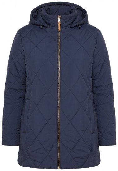 Ulla Popken 841360 Giacca trapuntata Blu scuro - Giacche - Giacche taglie forti da donna