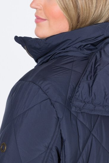 Ulla Popken 841360 Giacca trapuntata Blu scuro - Giacche - Giacche taglie forti da donna
