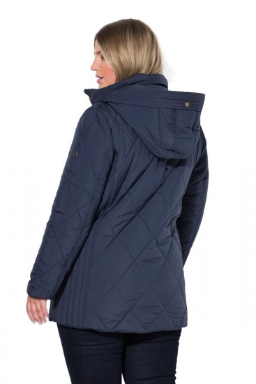 Ulla Popken 841360 Giacca trapuntata Blu scuro - Giacche - Giacche taglie forti da donna