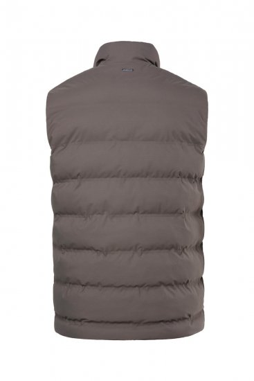 JP1880 841361 Gilet trapuntato laser Marrone moka - Giubbotti - Giubbotti Uomo Taglie Forti