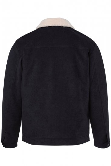 Men+ 545 Giacca con collo teddy Nero - Giubbotti - Giubbotti Uomo Taglie Forti