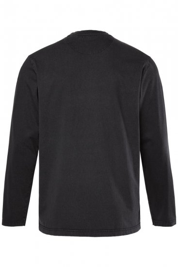 Men+ 612 T-shirt manica lunga Denim Brand Company Nero - Magliette - Magliette Uomo Taglie Forti