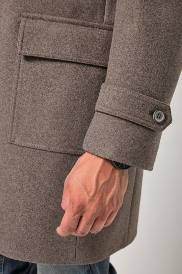 JP1880 Coat Flexnamic Quilted Insert Grey TALL - TALL giubbotti - Giacche TALL per uomo alto