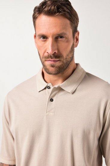 JP1880 Polo Shirt Short Sleeve Pique Dark Dusty Pink - Polo - Polo Uomo Taglie Forti